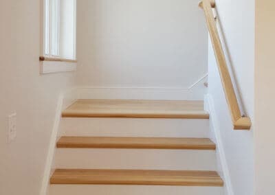 Custom wood staircase home renovation State College, PA