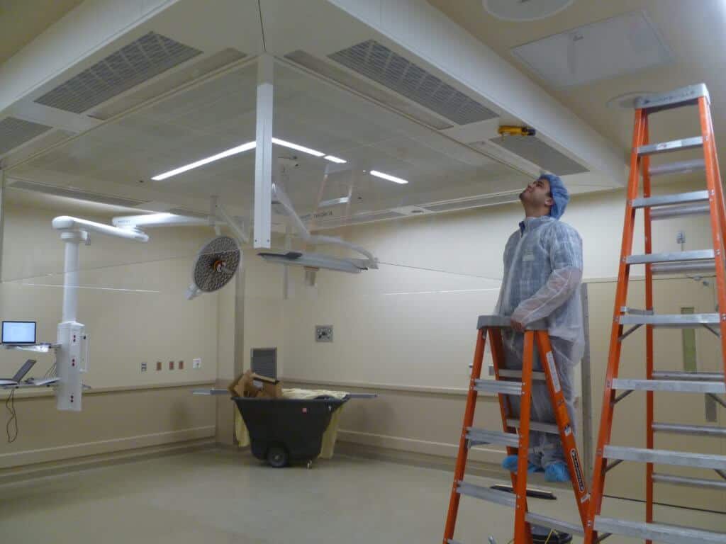 Operating Room Humidity control and building energy solutions commissioning