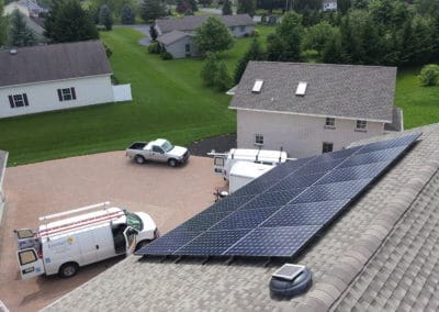 Residential solar panels home solar system roof mounted solar system in State College, PA